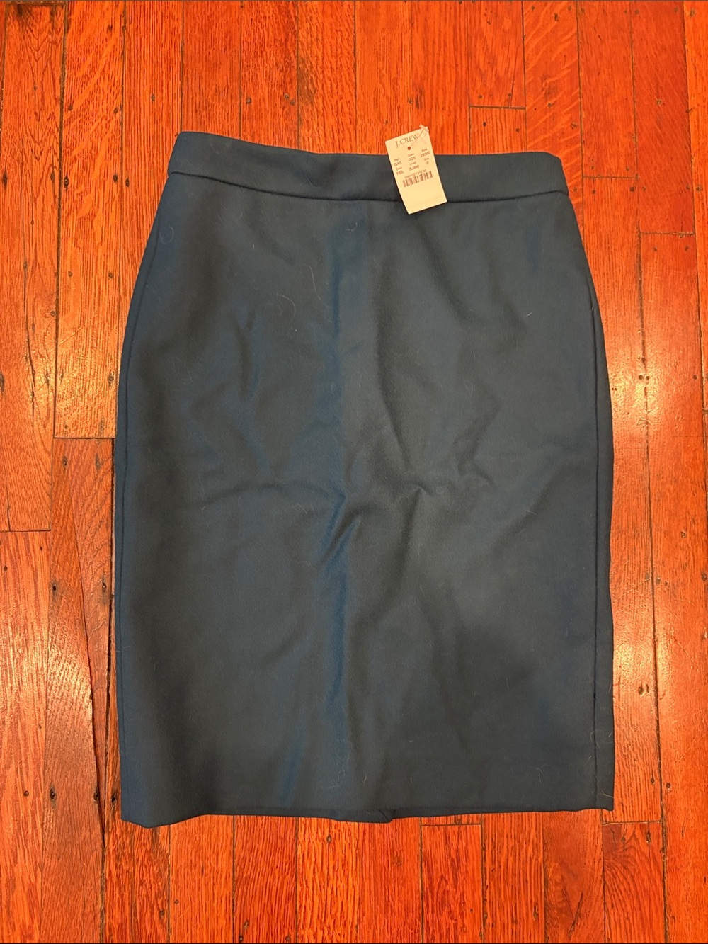 J. Crew Dark Navy Pencil Skirt